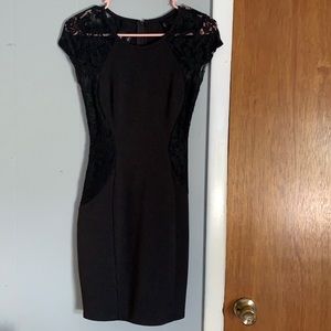 IZ BYER black lace body on dress. Size 1